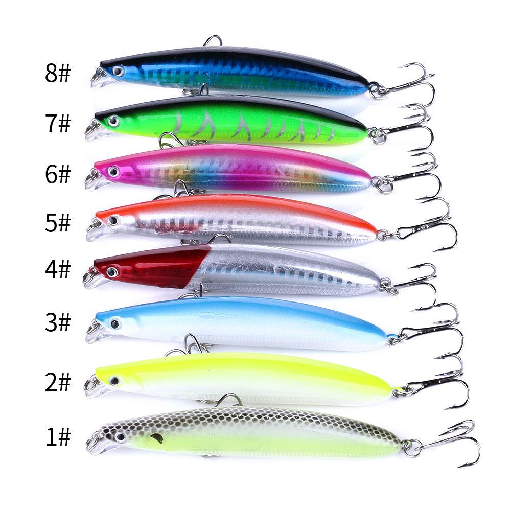 HENGJIA 1pc Wobbler Fishing Lure Bionic Bass Pike Artificial Bait Hard Plastic Tackle