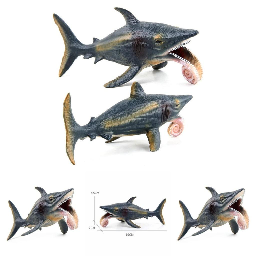 Dinosaur Marine Helicoprion Model For Kids Educational Pvc Realistic Toy