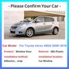 Windows Visor for Toyota Verso AR20 2009~2018 Car Sun Rain Guards Deflector Awning Shelter Sides Vent Smoke Exterior Accessories