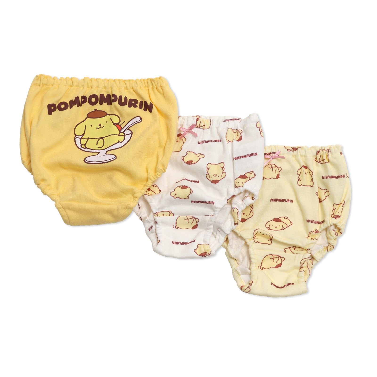 chil2 Hello My Little Twin Kids Panties, Kitty, Melody, Kuromi, Pompompurin, Stars, Sanrio, Children s Underwear, All-Over Print, 3-Piece Set, Girls,