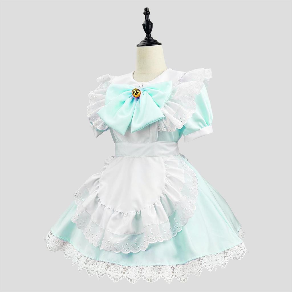 Black & White Cute Lolita Bunny Girl Maid Cosplay Outfit