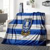 Owl Symbol Wednesday Flannel Blanket, Soft Polyester, Modern Design, All-Season for Camping, Travel, Gifts for Holidays or Birthdays