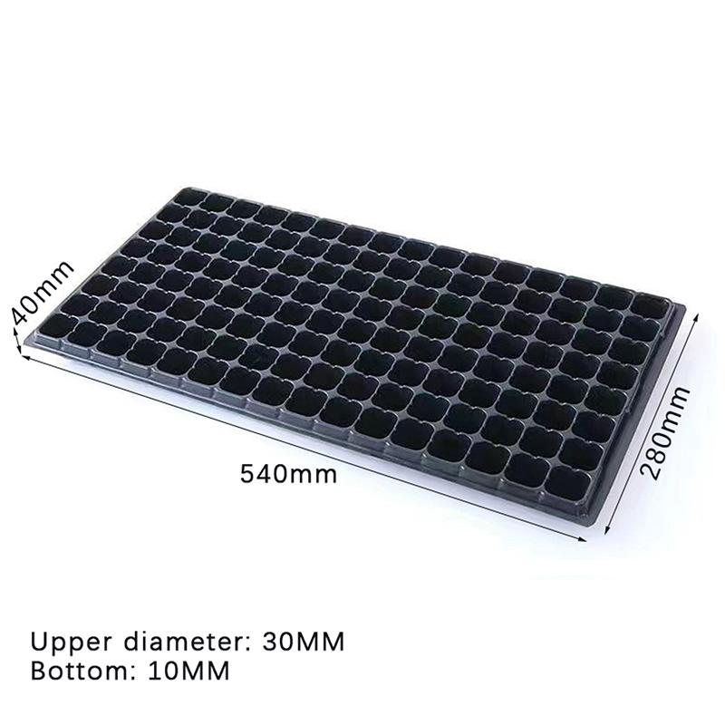60g/6 Packages Of Seedling Tray Planting Tray Porous Box To Deepen The Balcony Seedling Cutting Vegetables Thickened Hole Tray