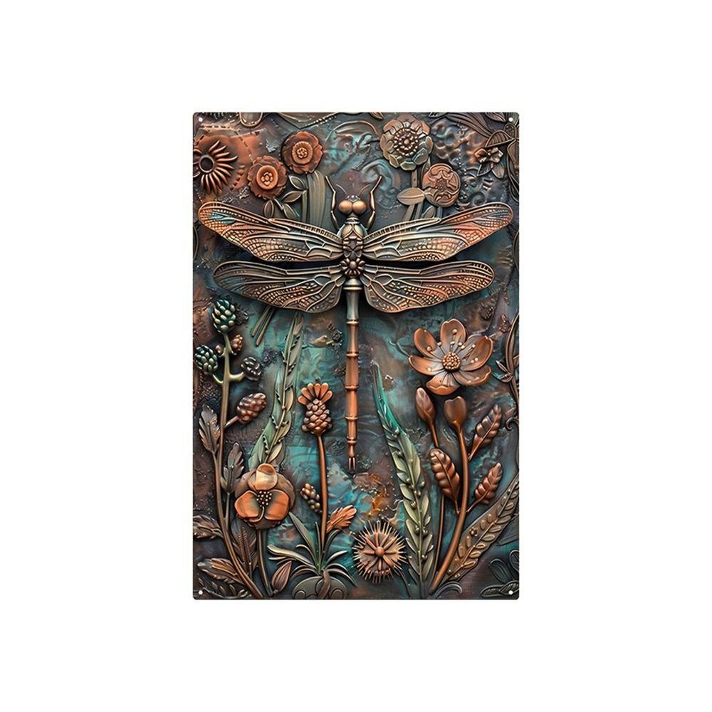 Metal Poster Chicken Easter Eggs Kitchen Decor 20x30cm