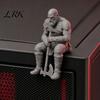 Fan Collectible 3D Printed Warrior Statue, Nordic Mythology Figurine with Room Decoration Weapon, Ornament for Home Office Gaming Statue