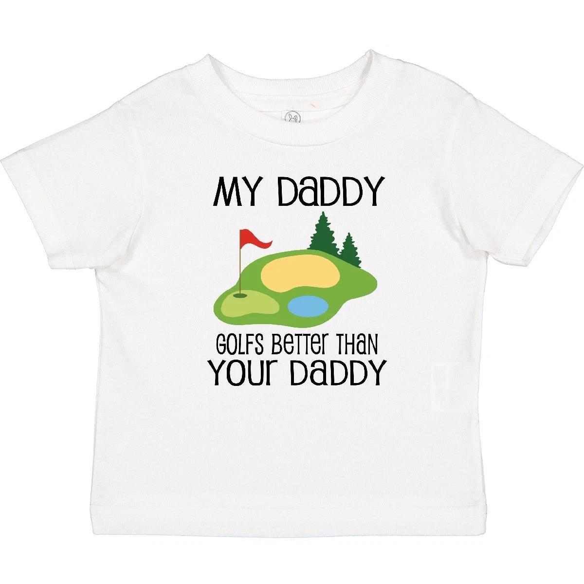 Inktastic Golfing Dad Better Than Your Daddy Baby T-Shirt Golf Future Golfer Boy 100