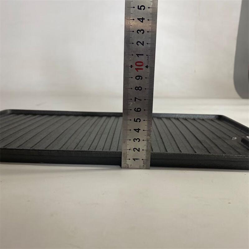 ZISIZ Cast Iron Double-Sided Grill Pan