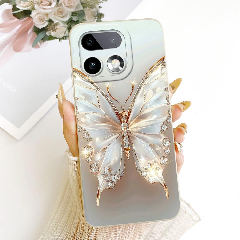 For Realme 16 Pro Plus Case Cover Cute Kawaii Luxury Fashion Flowers Painted Silicone Casing For Realme RMX5131