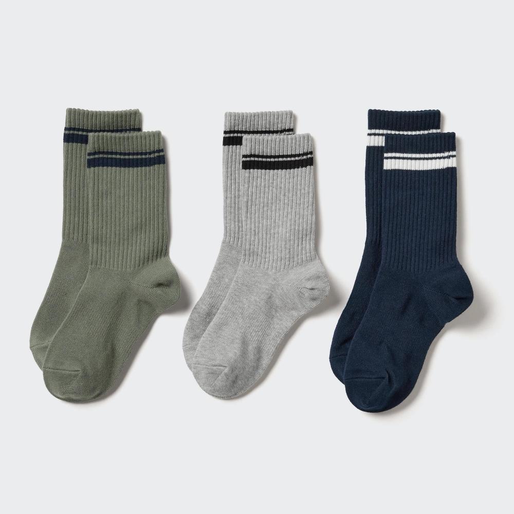 

Детские носки Uniqlo 3p Line B 56 OLIVE/KIDS 18cm
