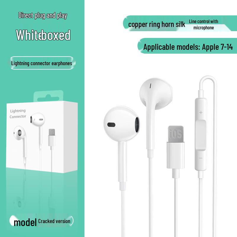 Apple Kabelgebundene Kopfhörerkabel für iPhone 14/15/16/17 mit In-Ear Gaming-Steuerung