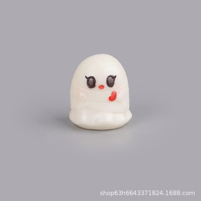 Micro Landscape Halloween Pumpkin Ornament Accessories Small Ornament Resin Ghost Ornament Ornament Landscape