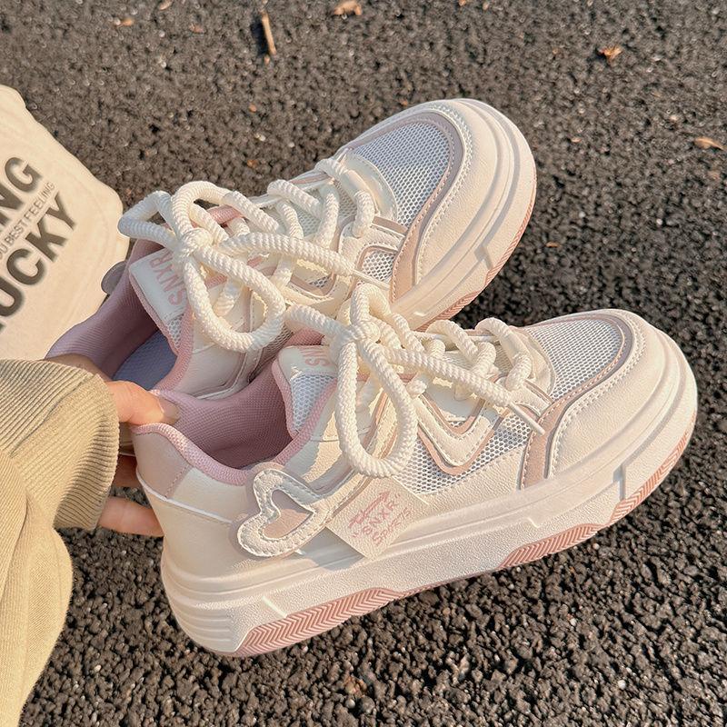 Fashion Women's Sneakers Pink Platform Woman Sports Shoes Female Harajuku Vulcanized Shoes Casual Comfortable Ladies Trainers