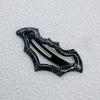 10/20Pcs Bat Shape Halloween Bat Hair Clips Halloween Theme Metal Furry Bat Hair Clips Masquerade Fun Hair Clips