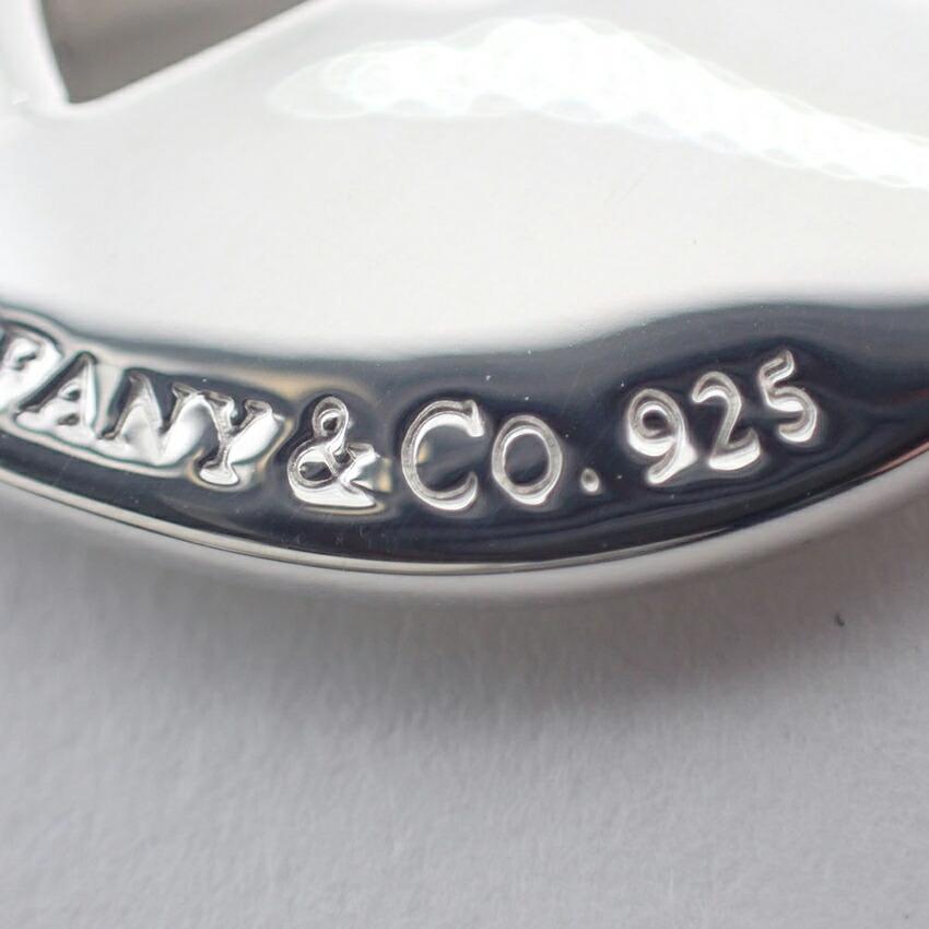 [Pre-owned] TIFFANY 925 Keyhole Heart Pendant Necklace J112-5