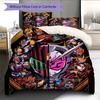 Rider CharactersPattern Bedding Quilt Set  Home Decoration  Gift (1 * duvet cover + 2 * pillowcase  without core)