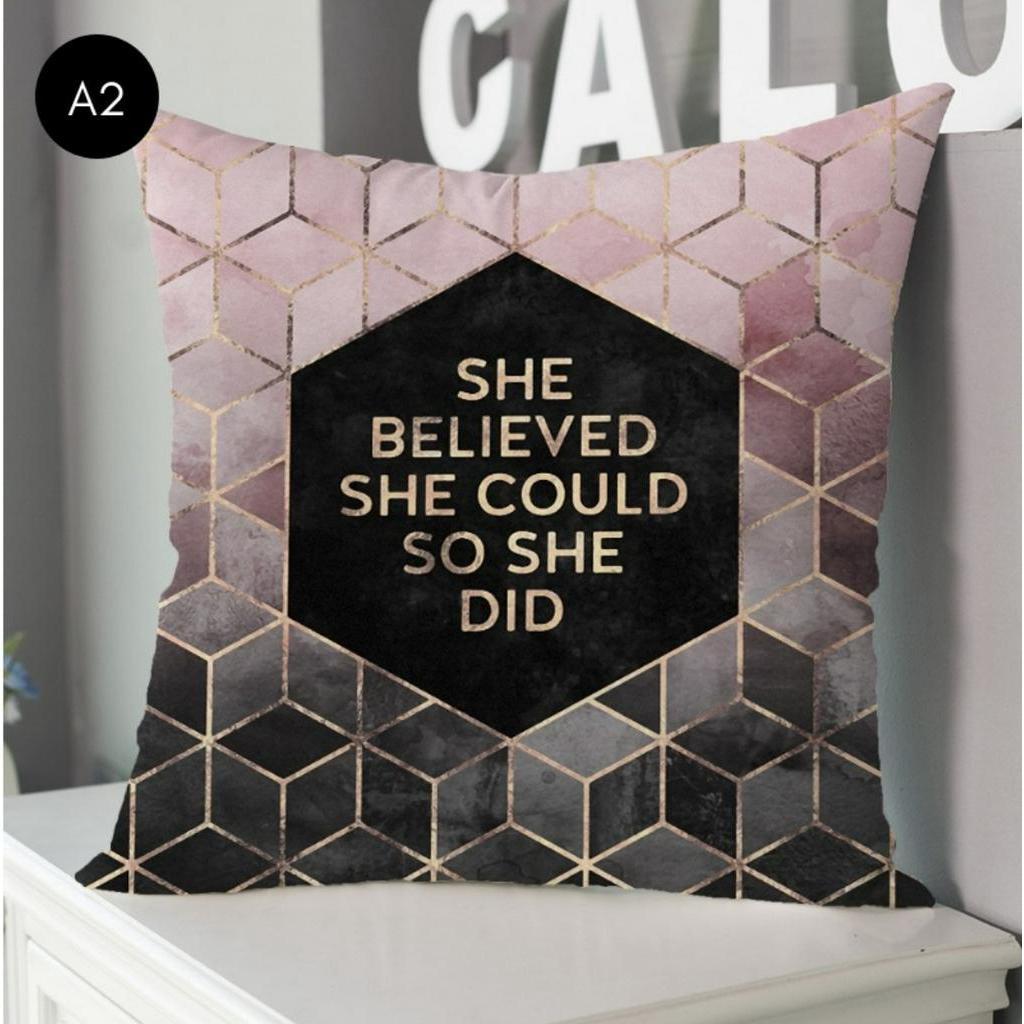 Homlly Minte Seat Cushion cover (x2pcs)