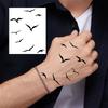 1 Foglio Tatuaggi Temporanei Teschio Ancora Insetto Per Mani Collo Adulti, Adesivi Tatuaggi Finti di Halloween Tatuaggi Realistici a Lunga Durata