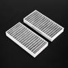 Akozon 2 Air Filters Fit Car Cabin Activated Carbon Cloth 55111302AA, 68233626AA Jeep Wrangler 3.6L 2.8 3.8 3.6 V6