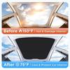 PDJN7 2026 For Tesla Model Y Juniper Sunshade Magnetic Suction Clip Sunroof Honeycomb Sunshades Model 3 Highland Skylight Accessory