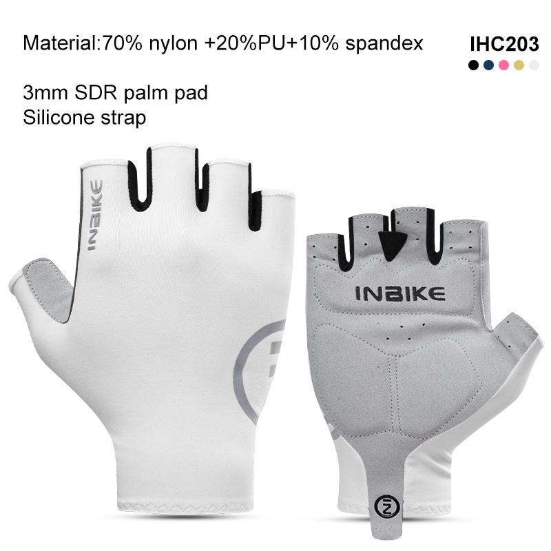 INBIKE Cycling Gloves Half Finger Summer Men Women MTB Gloves Shock-absorption Mountain Bike Sports Gloves Cycling Accessories
