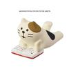Japanese Cat Console Ornament: Trendy ZAKKA Resin Figure for Desktop or Car