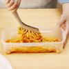 Cuptor cu microunde de 1,3 litri pentru gătit paste cu capac strecurător Rezistent la temperaturi înalte de calitate alimentară Cutie de gătit cu tăiței rapid și ușor Inele de măsurare Cuptor cu microunde
