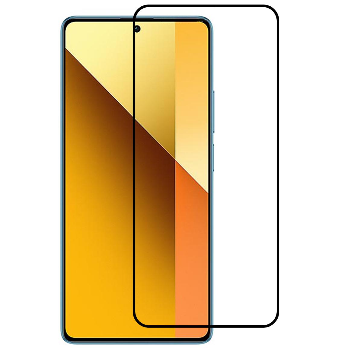 

For Xiaomi Redmi Note 13 5G Screen Protector 9D Tempered Glass Film Side Glue As Shown A