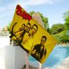 The C-Clash Band Bath Towel Microfiber Soft Water Absorbing Breathable For Girl Kids Decorative Cartoon Beach Towel