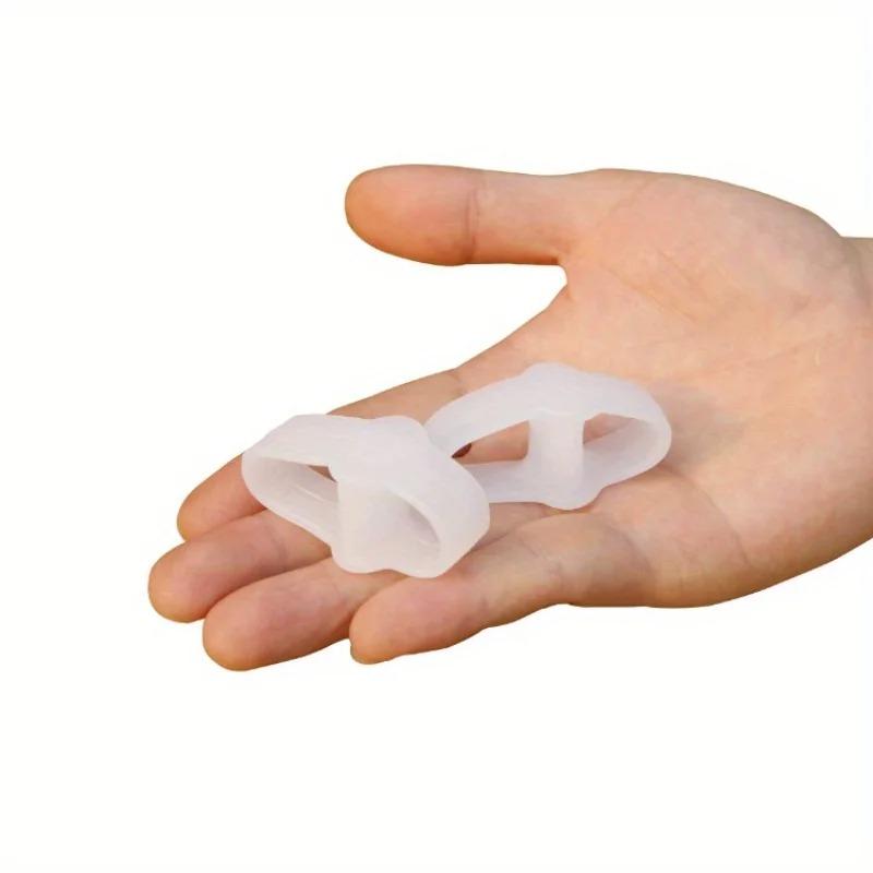 Soft Silicone Toe Separators Adjustable Bunion Relief Corrector for Women Men Reusable Pain Relief Comfortable Foot Care Tool