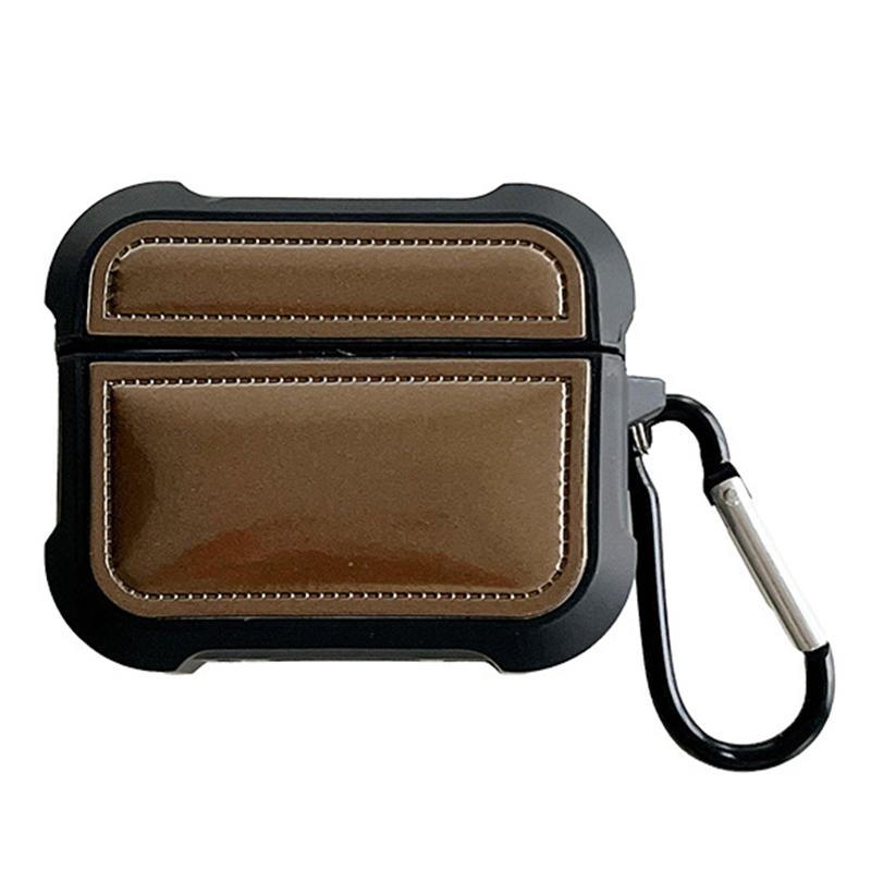 For AirPods Pro 2/Pro Down Jacket Design TPU Cover Wireless Earphone Protective Case with Anti-lost Buckle