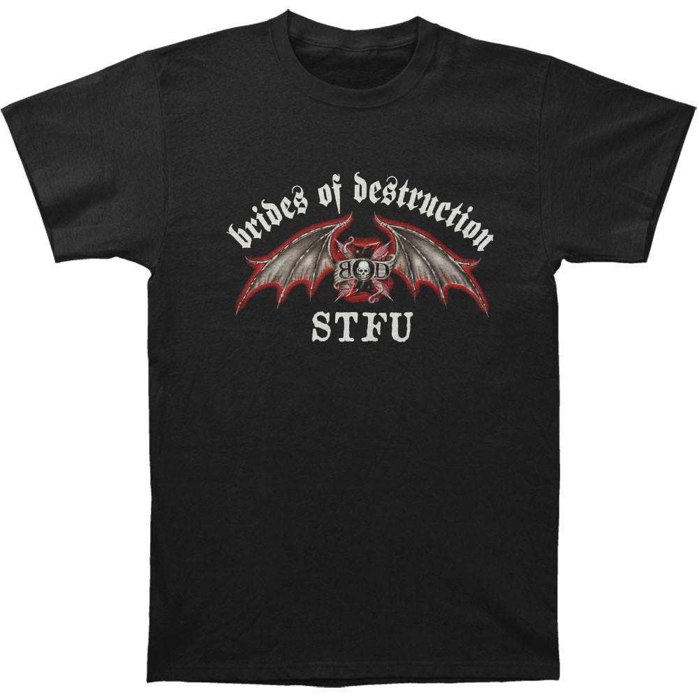 

Men s Brides Of Destruction STFU T-Shirt Mens Womens Tees Top X Black S