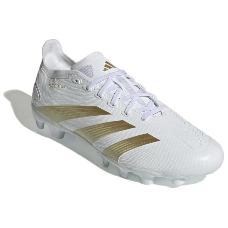 New Adidas PREDATOR LEAGUE Slip Resistant Soccer Shoes Men's White IF6381