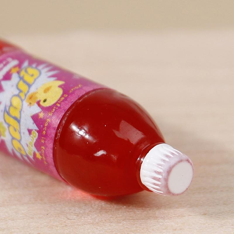 5Pcs Dollhouse Miniature Food Play Cartoon Soda Fruit Juice Drink Model Prop Set