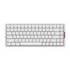 iQunix MQ80 Aluminum Low Profile Wireless Mechanical Moonlight Gaming Low Authorized Japanese Dealer Warranty Keyboard, Silver, Keyboard, Profile,