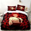 Chainsaw Man 3pc Set Perfect for Bedroom Use Comfortable Bedding Set Includes a Duvet Cover and Two Pillowcases Ideal Birthday or Christmas Gift