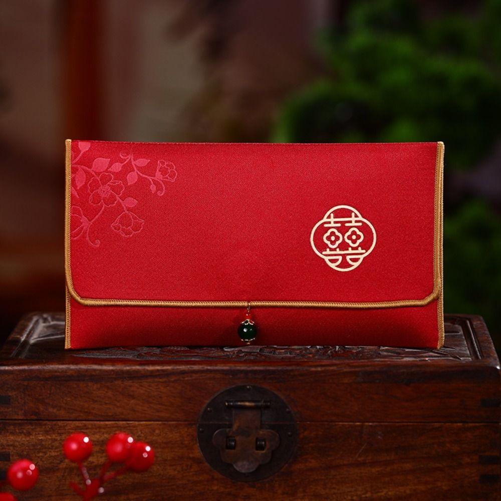 Blessing Wedding Money Bag Traditional Lucky Red Pocket Creative Money Packet Wedding Birthday