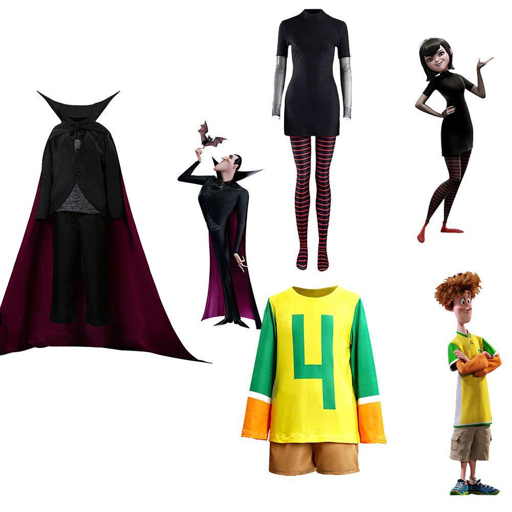 Hotel Transylvania Draculaura Mavis Jonathan Vampire Xmas Party Cosplay Costume