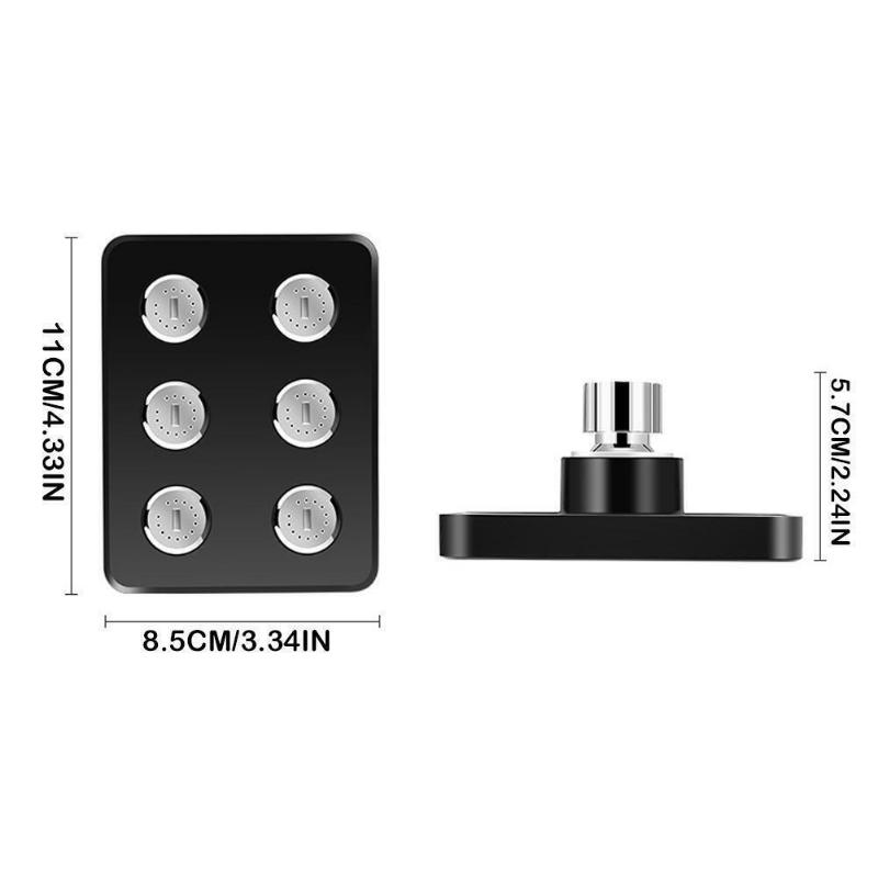 Cap de duș mini-surround presurizat 360° Cap de duș mare cu efect de ploaie Duș Cap de duș Accesorii de duș pentru baie