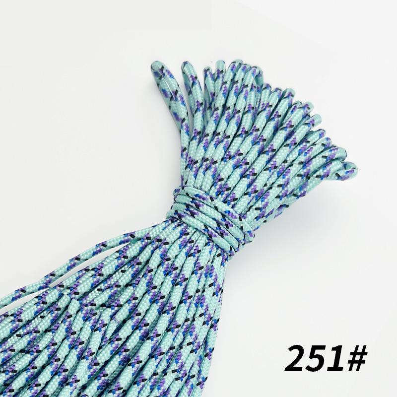 2mm Paracord Bracelet Weaving Thread - 10m Thin Round Rope for DIY Jewelry Accessories