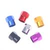 4Pcs Colorful Car Tires, Aluminum Alloy Colored Valve Caps, Sedan Dust Caps, Five Colored Spot Valve Caps