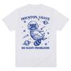 Retro 90s Raccoon In Space Funny T Shirt Houston I Have So Many Problems Meme T Shirts Men Wome