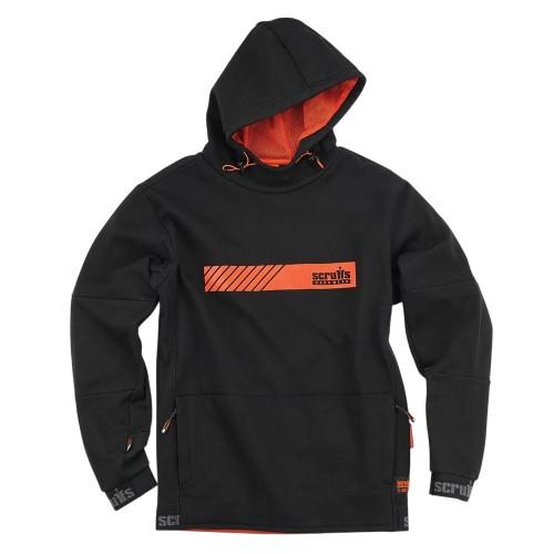 Scruffs Mens Tech Logo Hoodie