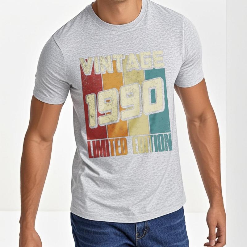 Minimalist Tshirt Essential Tee Rock Men Oneck Tshirt Fashion Vintage 1990 Limited Edition Classic Women Tops Quick Dry Shirt