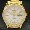 REFURBISHED VINTAGE SEIKO 5 AUTO 6309A JAPAN MENS WHITE DIAL WATCH a425916-2 RL620a-a425916
