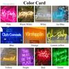 Neon DIY Light Sign - Indoor Luminous Decorative English Letter Sign