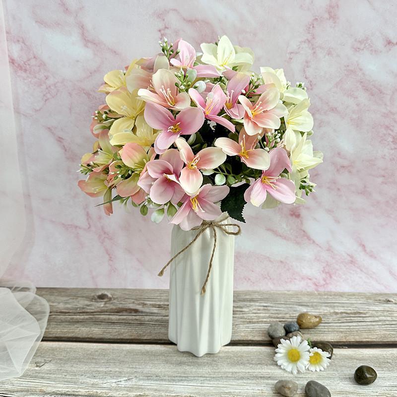 Artificial Flower Lily Wedding Hotel Restaurant Decoration Photography Props