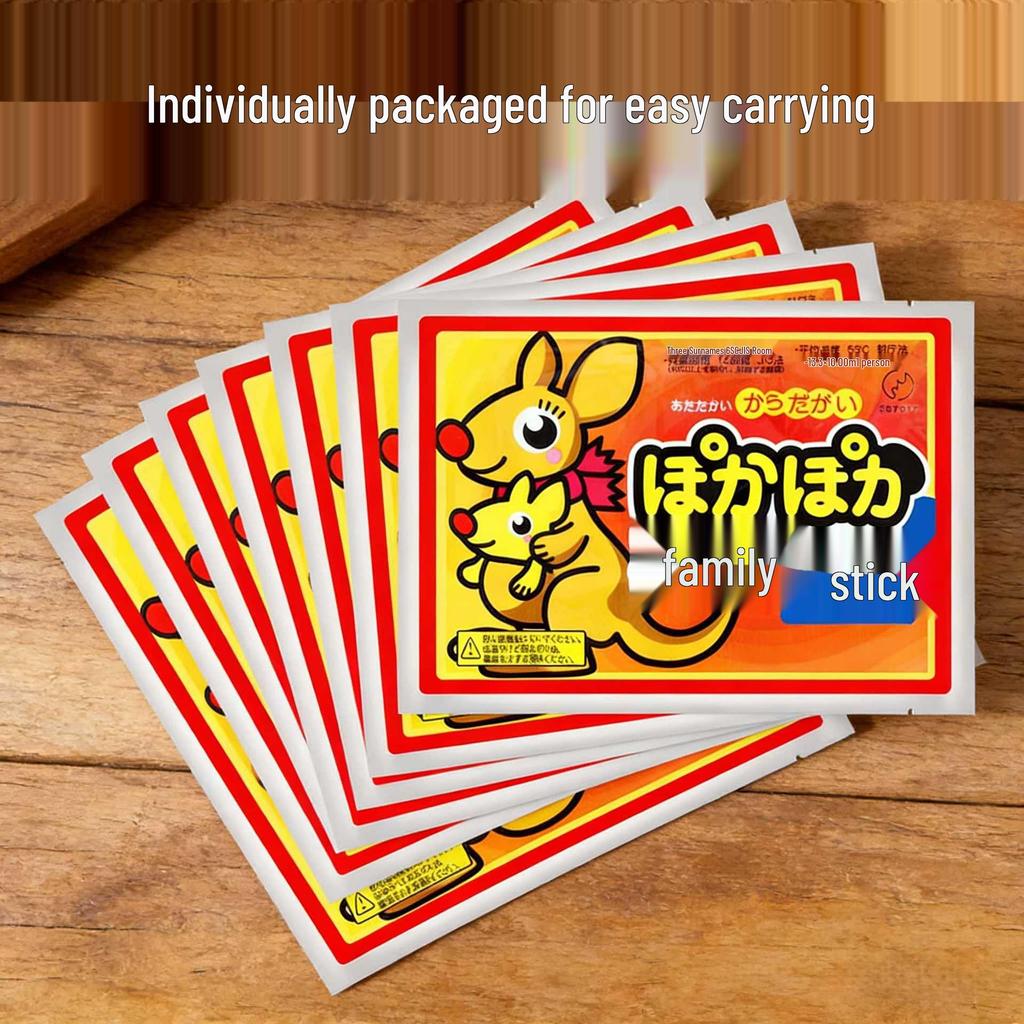 Portable Self-Heating Body Warmer Stickers for Women and Students