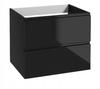 Black Wall-hung Bathroom Cabinet 60x50cm Without Countertop for Modus Washbasin