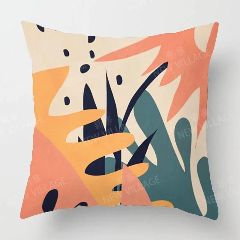 

Скандинавский Осенний Домашний Декор Осеннее Украшение Наволочка для Подушки Диванная Наволочка Современный Моранди 66x66cm небесно-голубой