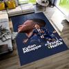 Mbappé Customize Your Name Area Rug Design for Balcony Kitchen Bedrooms Living Rooms Antislip Carpet Office Home Decor Birthday/Christmas Gift